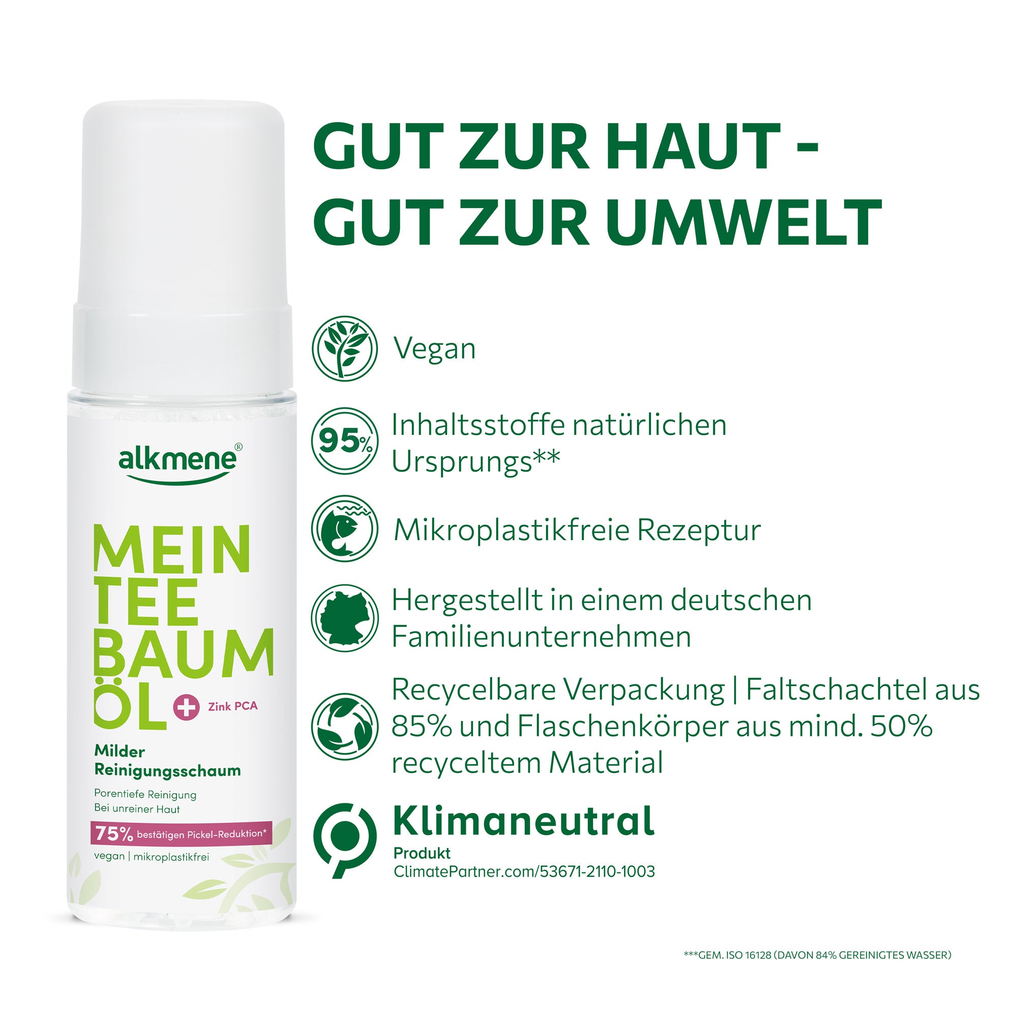 Alkmene Gentle Cleasing Foam 150 Ml