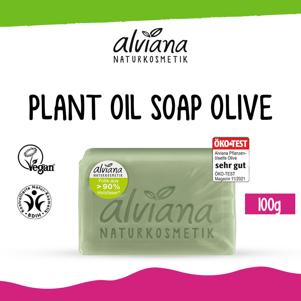 ALVIANA Plant Oil Soap Olive, 100 g