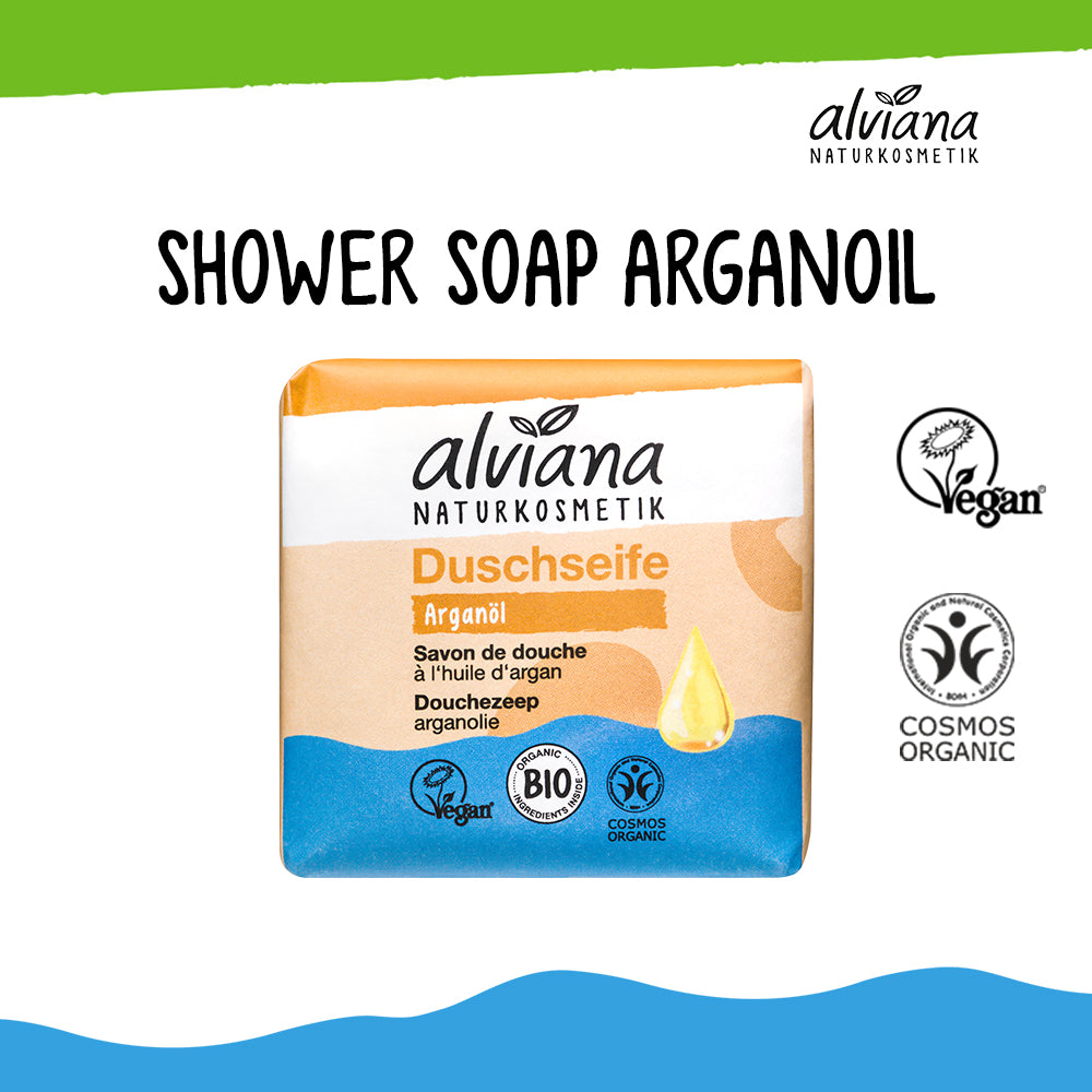 ALVIANA Shower Soap Argan Oil, 100 g
