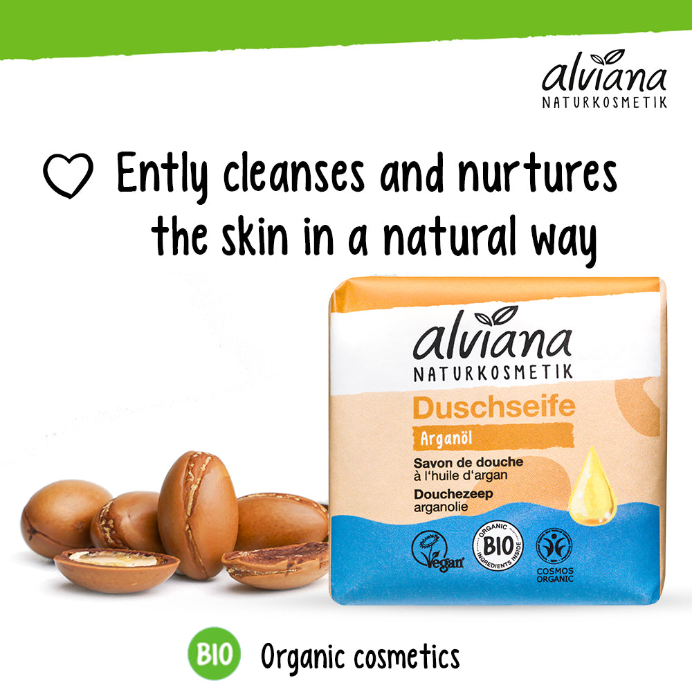 ALVIANA Shower Soap Argan Oil, 100 g