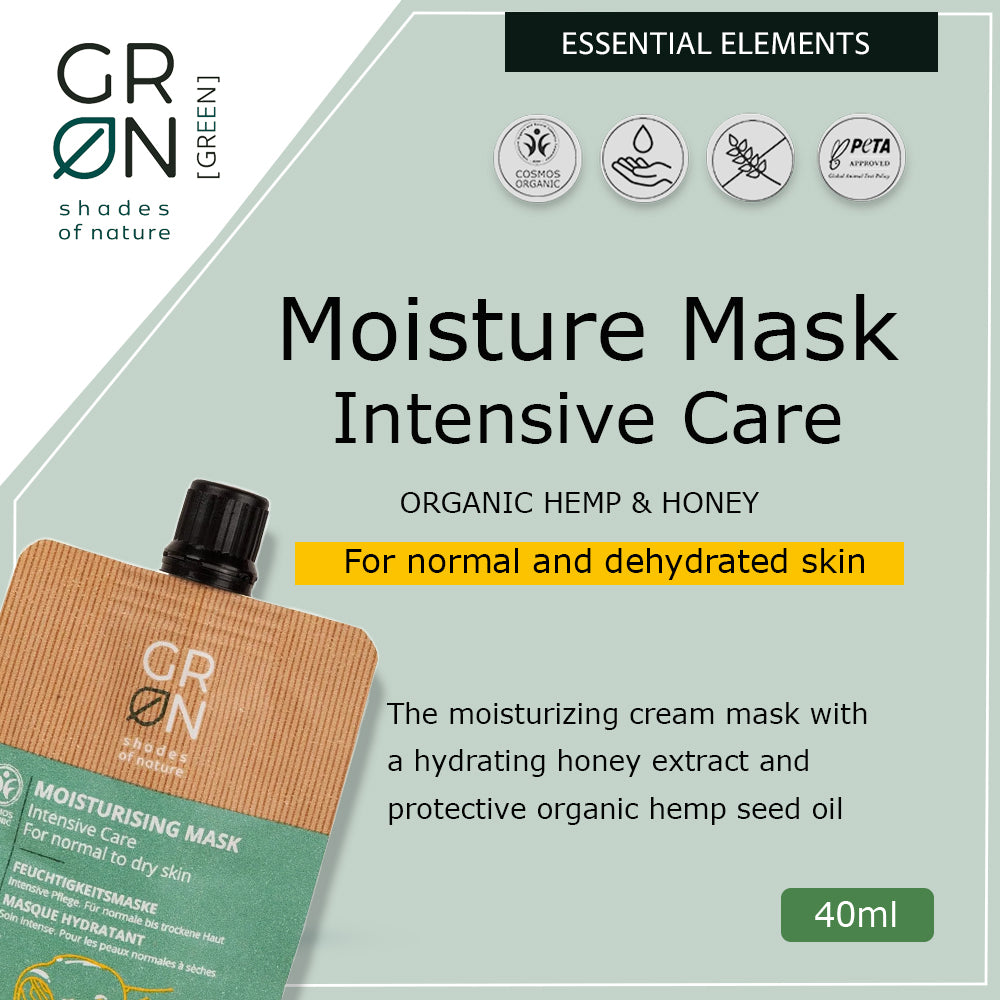 GRN Moisturising Mask Intensive Care Honey & Hemp