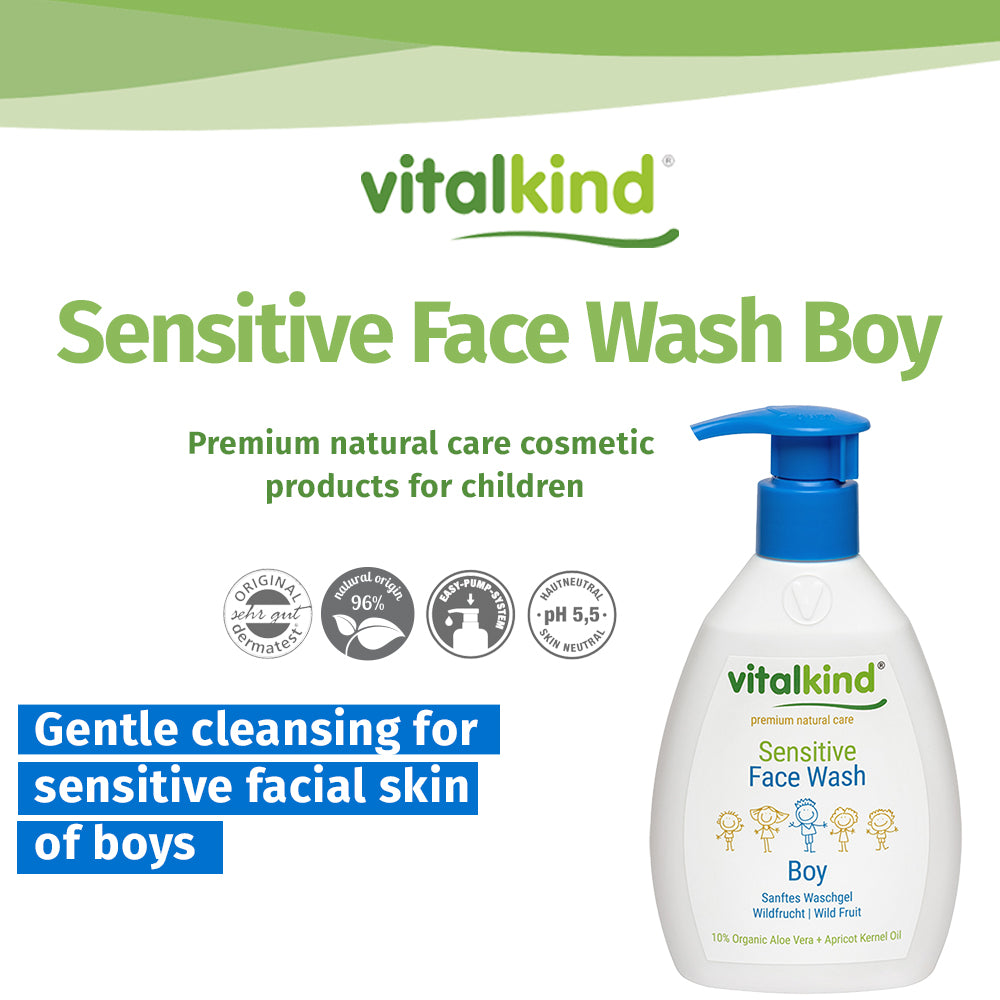 VITALKIND Boy Sensitive Face Wash, 200 ml