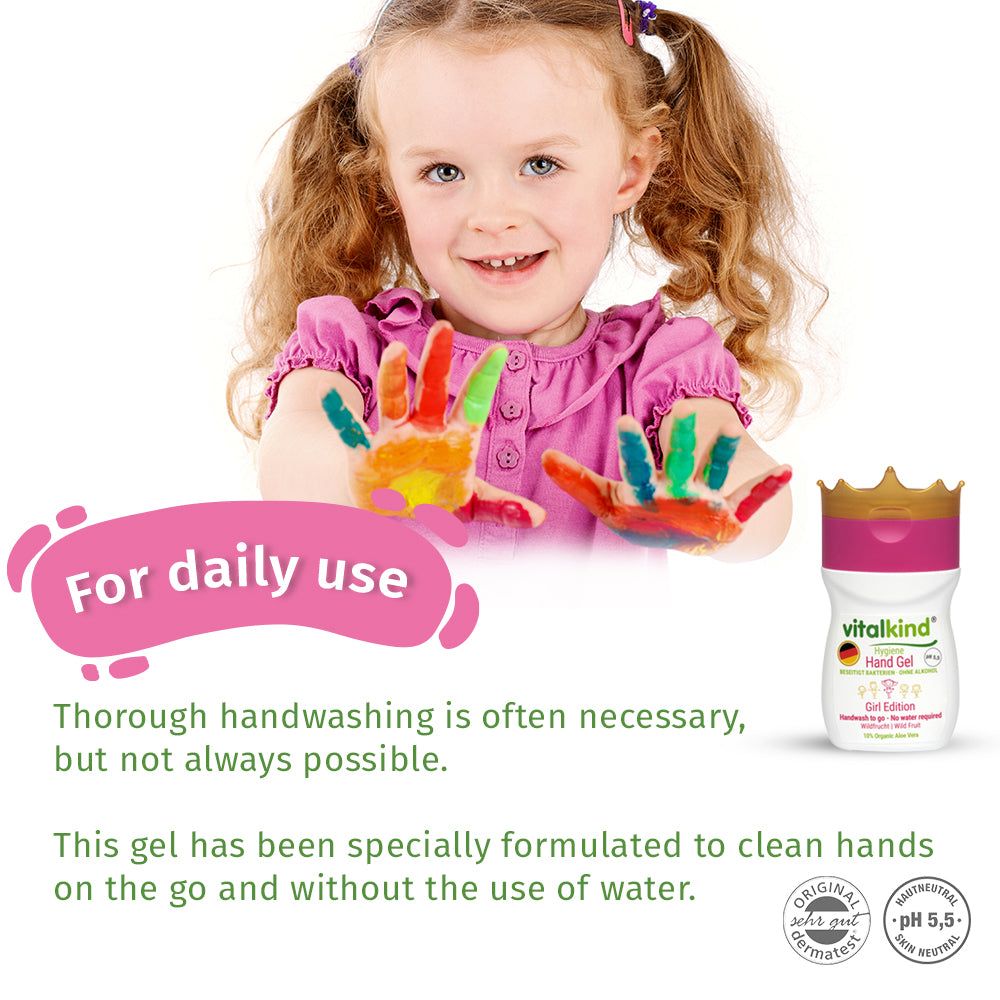 VITALKIND Girl Hygiene Hand Gel, 40 ml