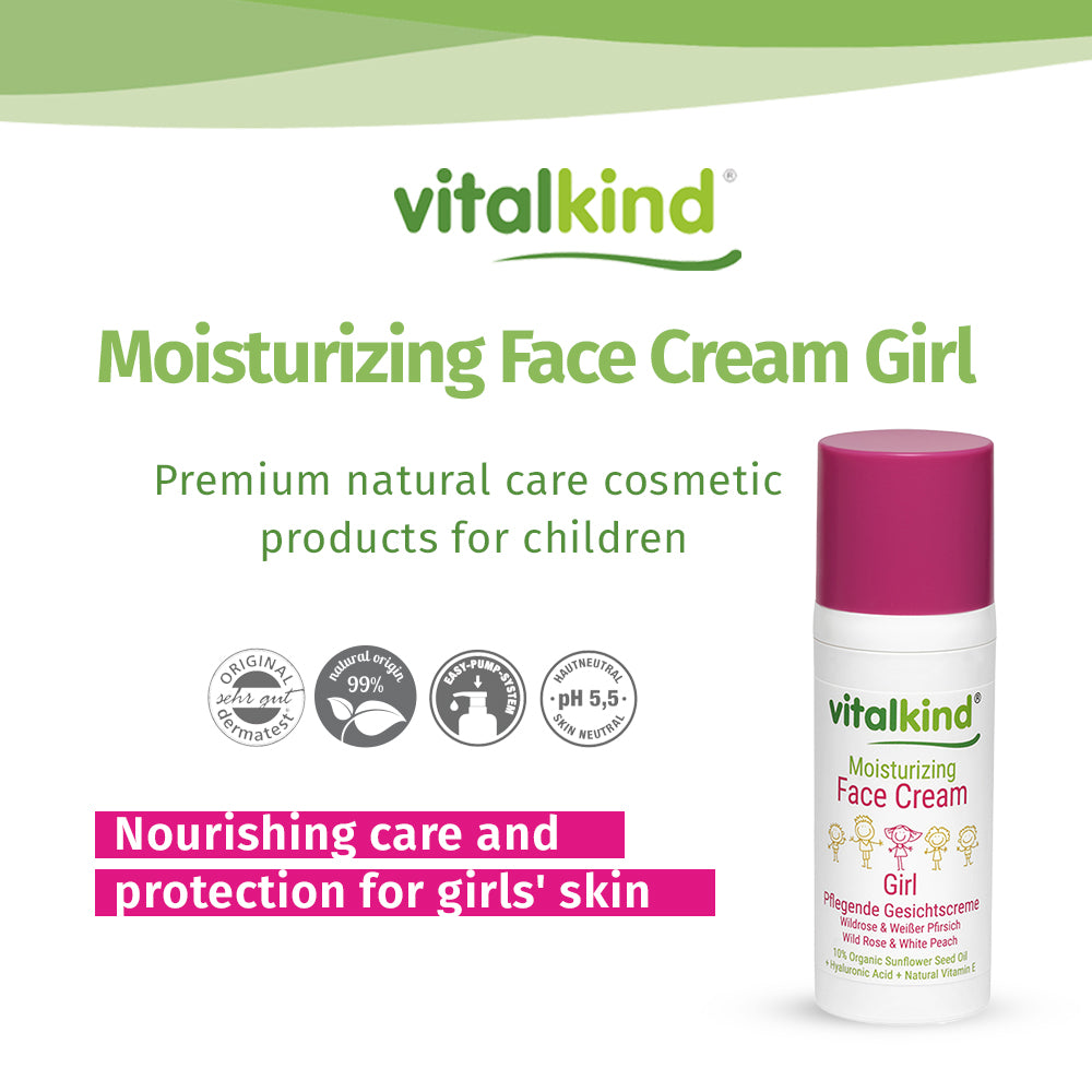 VITALKIND Girl Moisturizing Face Cream, 50 ml
