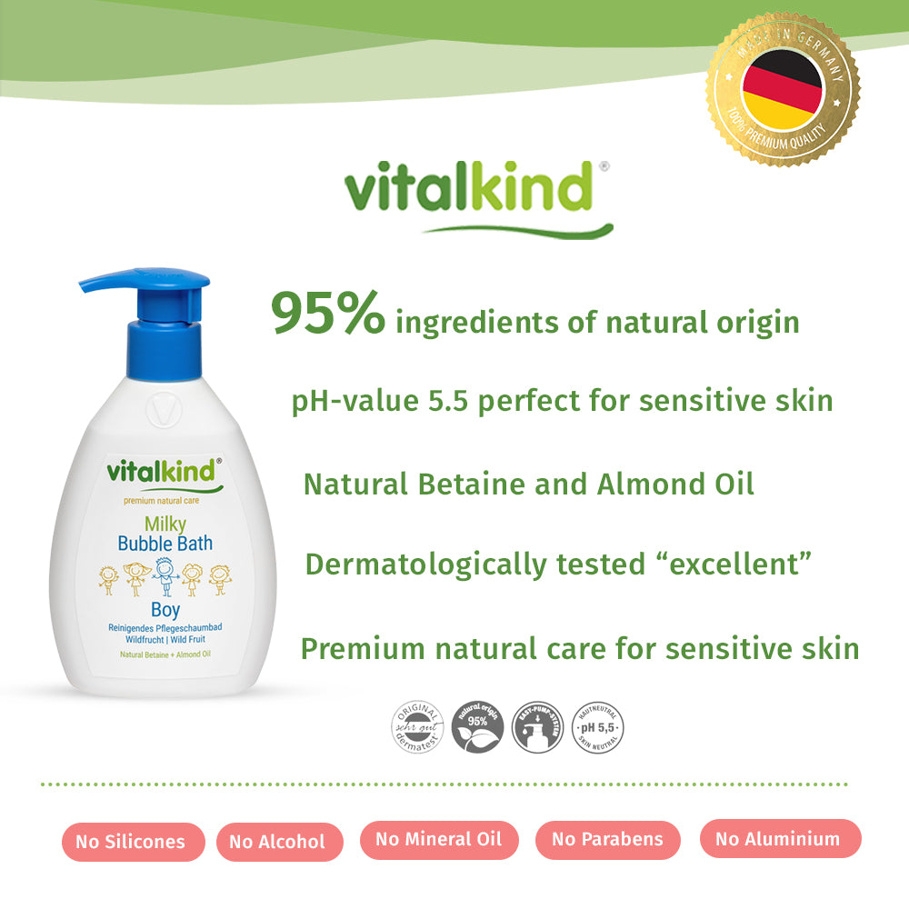 VITALKIND Boy Milky Bubble Bath, 200 ml