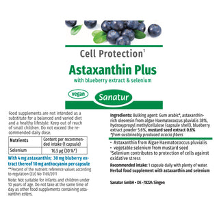 Astaxanthin Plus, Sanatur 60 capsules (30 g)
