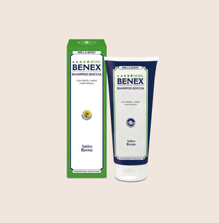 Shower gel and organic Shampoo BENEX 200ml, Erboristeria Magentina