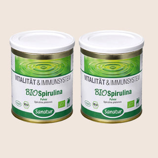 BioSpirulina Sanatur Naturland approx. 750 tablets = 300 g, Set x2