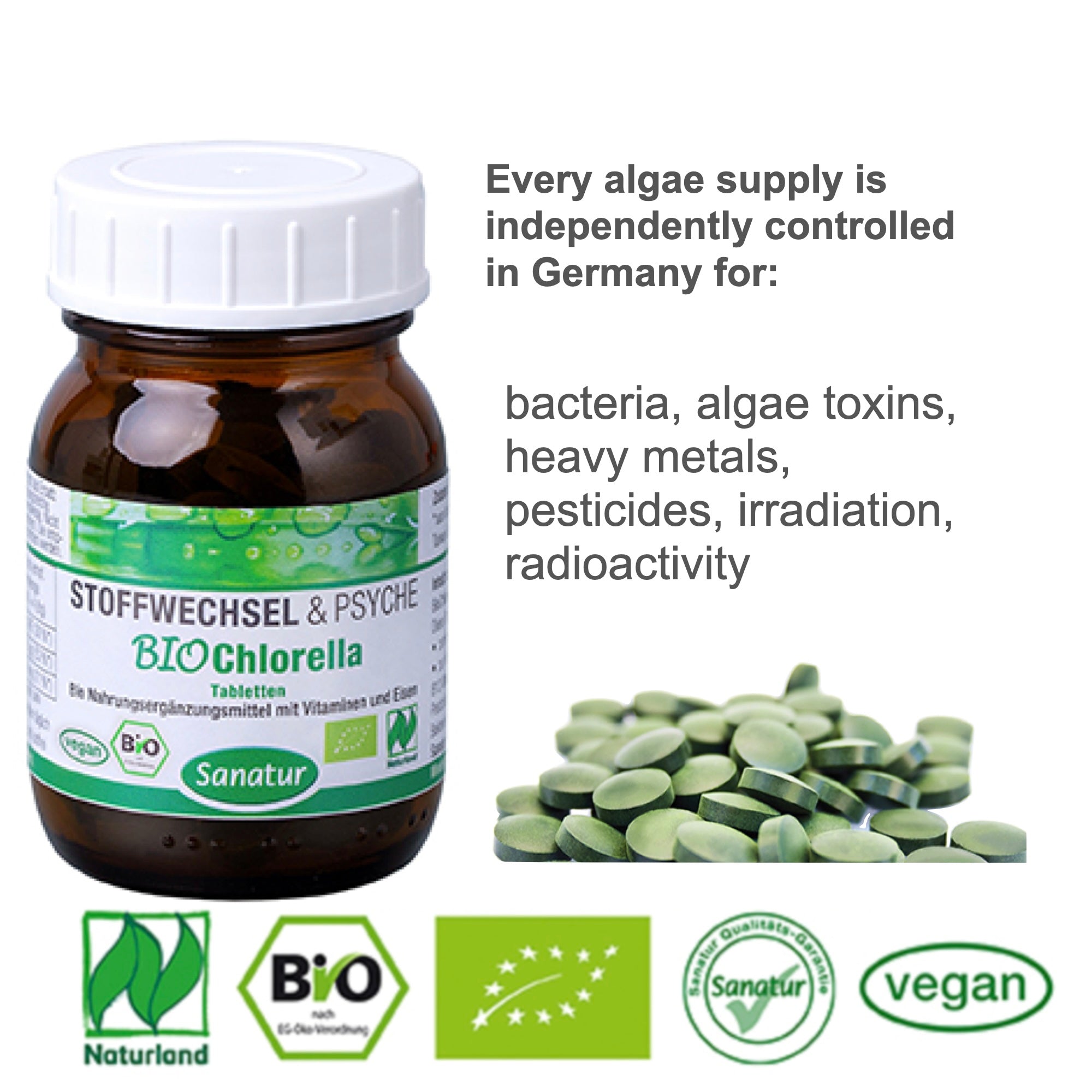 BioClorella Naturland 500 tablets