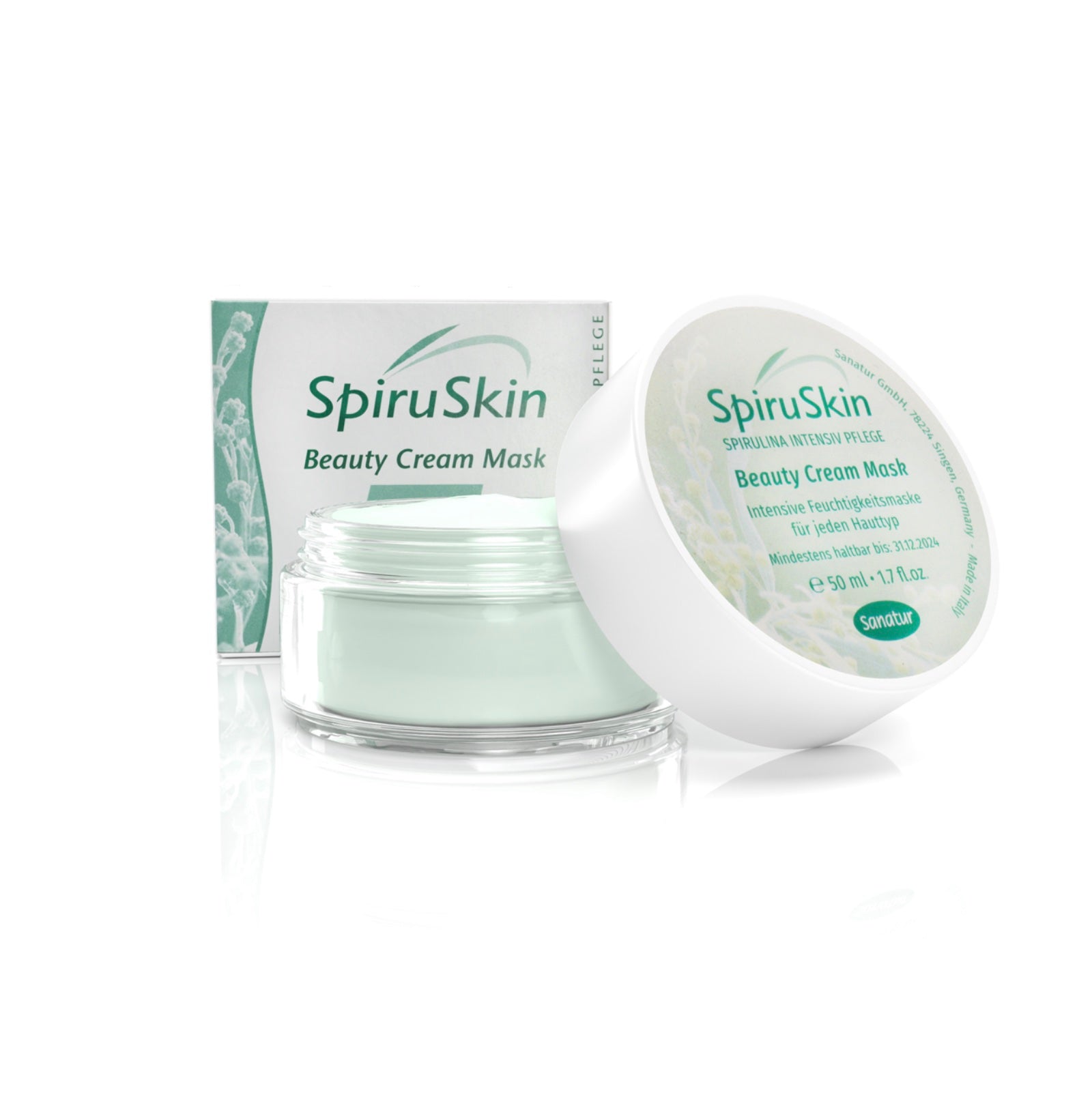 SpiruSkin Beauty Cream Mask RICH & SOOTHINGEspecially for sensitive, dry skin 50 ml jar
