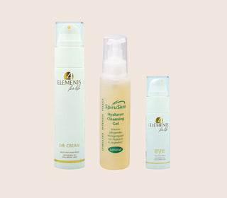 Hyaluron Glow 24H - Anti-Aging Hydration Ritual: Cleanser, 24H Face Cream&Eye Serum