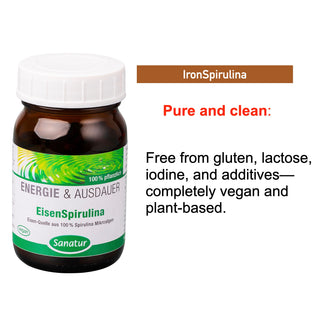 IronSpirulina, Sanatur 250 tablets (100 g) (Copy)