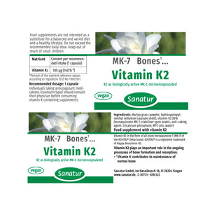Vitamin K2, Sanatur, 90 capsules (26 g) Set x2