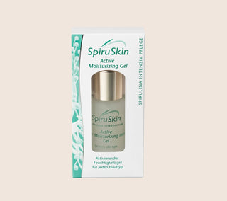 SpiruSkin Active Moisturizing Gel ACTIVATING & MOISTURIZING 30 ml pump bottle best before 31.12.2026