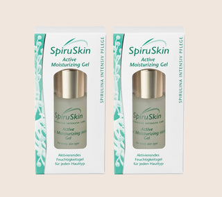 SpiruSkin Active Moisturizing Gel ACTIVATING & MOISTURIZING 30 ml pump bottle Set x2