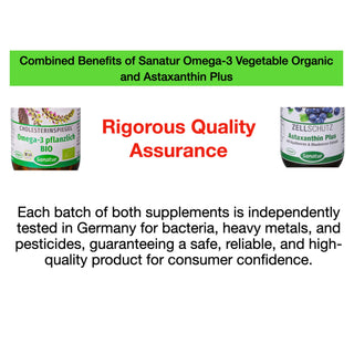 VitalSynergy Set: Omega-3 herbal  plus Astaxanthin Sanatur