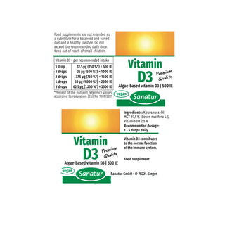 Vitamin D3 Plus, Sanatur  200 capsules (149 g)