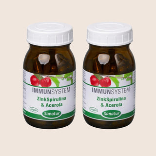 ZinkSpirulina & Acerola, Sanatur, 180 capsules (90 g) Set x2
