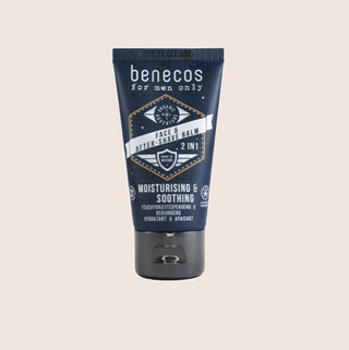 benecos for men only Face & Aftershave Balm, Cosmos Organic 50ml