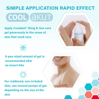 Coolakut Sting & After Sun Care gel. 30 ml, Heel