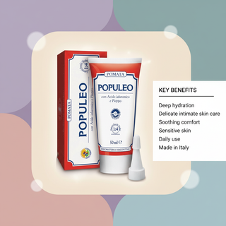 Populeo Intimate Moisturiser key benefits