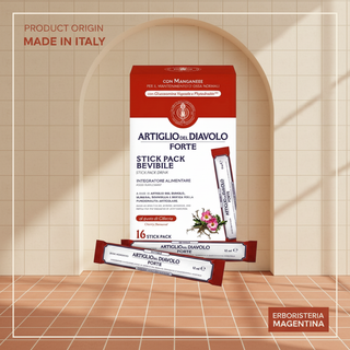 Devil's Claw Liquid Food Supplement product origin: Made in Italy, Erboristeria Magentina