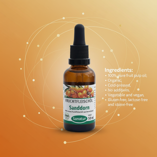 Sanatur Organic Sea Buckthorn Fruit Pulp Oil ingredient and composition information