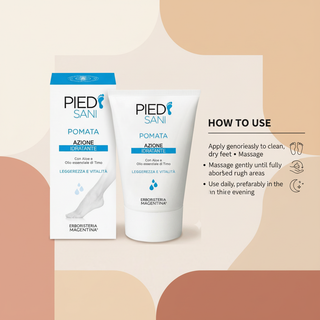 Piedi Foot Cream certification Made in Italy