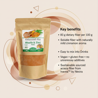 Sanatur organic acacia fiber dietary and product features
