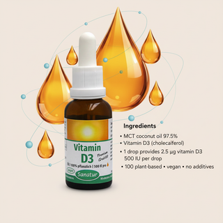 Sanatur Vitamin D3 Oil MCT oil and vitamin D3 ingredient information