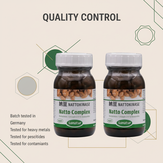 Sanatur Natto Complex product with quality control information