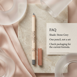 GRN Stone Grey kajal pencil FAQ