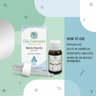 Pure Peppermint Essential Oil how to use