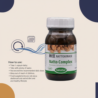 SANATUR Natto Complex daily intake and storage guidance