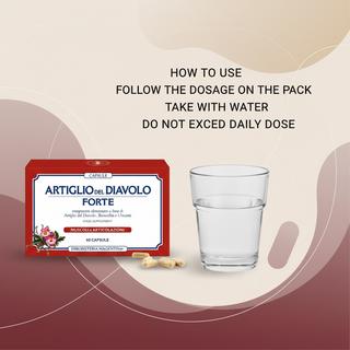 Devils Claw Forte Capsules 60 caps how to use: follow the dosage on the pack, take with water, do not exceed daily dose