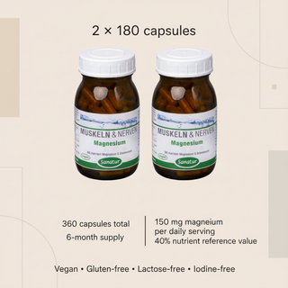 Sanatur Magnesium product information card without a headline
