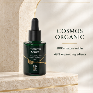 GRN Hyaluronic Serum, COSMOS Organic, 30 ml