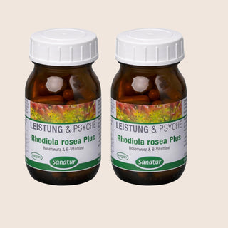 Rhodiola rosea Plus, Sanatur 180 capsules (105 g) Set x2