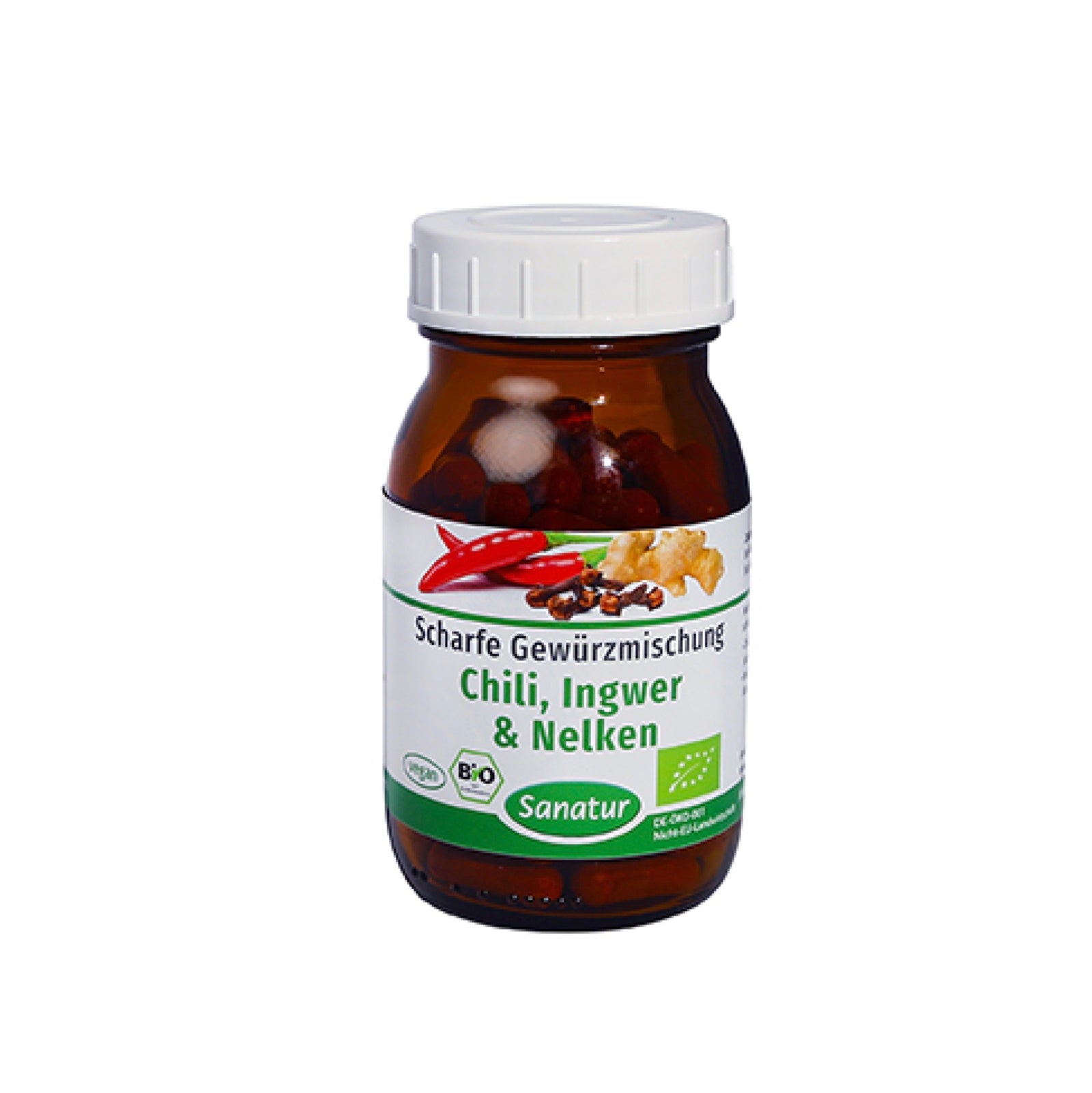 Chilli, Ginger & Cloves 90 capsules (40 g) Organic